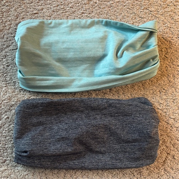 Duluth Trading Co Blue and Gray Headband Set - Picture 1 of 7